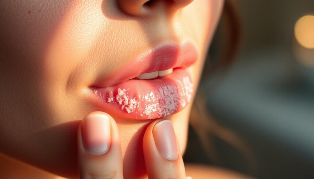 lip exfoliation