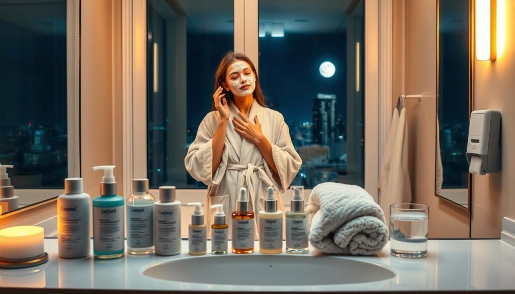 nighttime skincare routine steps