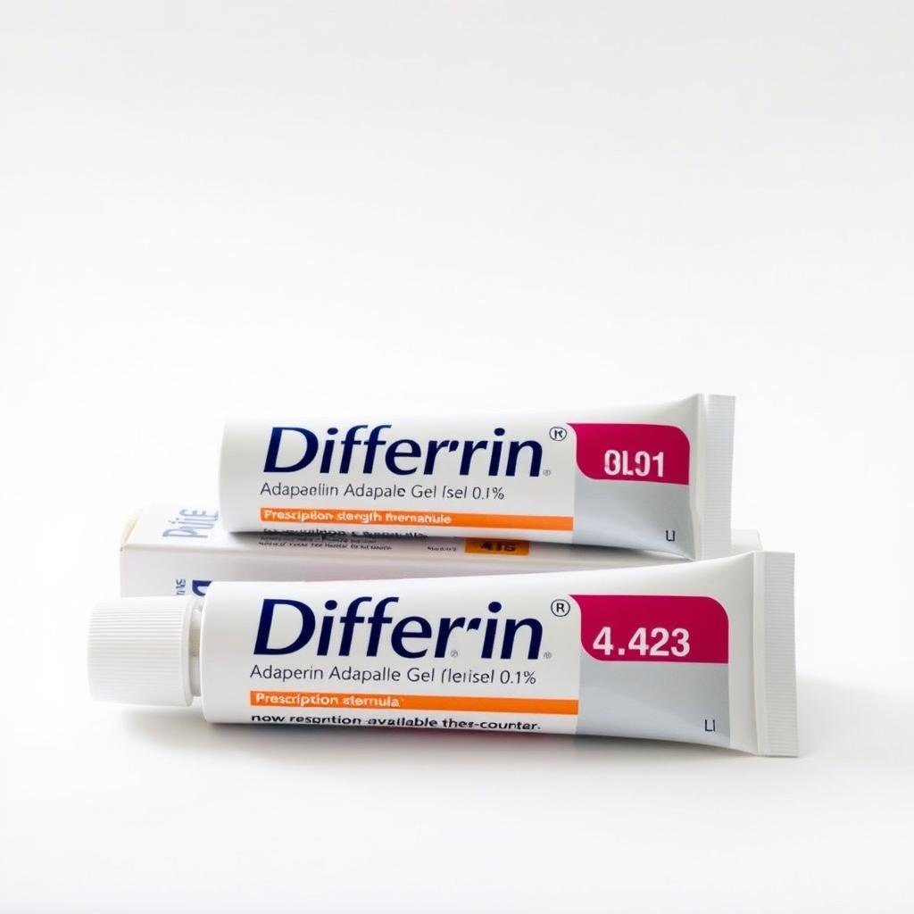 Differin Adapalene Gel 0.1% tube displayed as one of the best acne treatments Differin Adapalene Gel 0.1% tube displayed as one of the best acne treatments